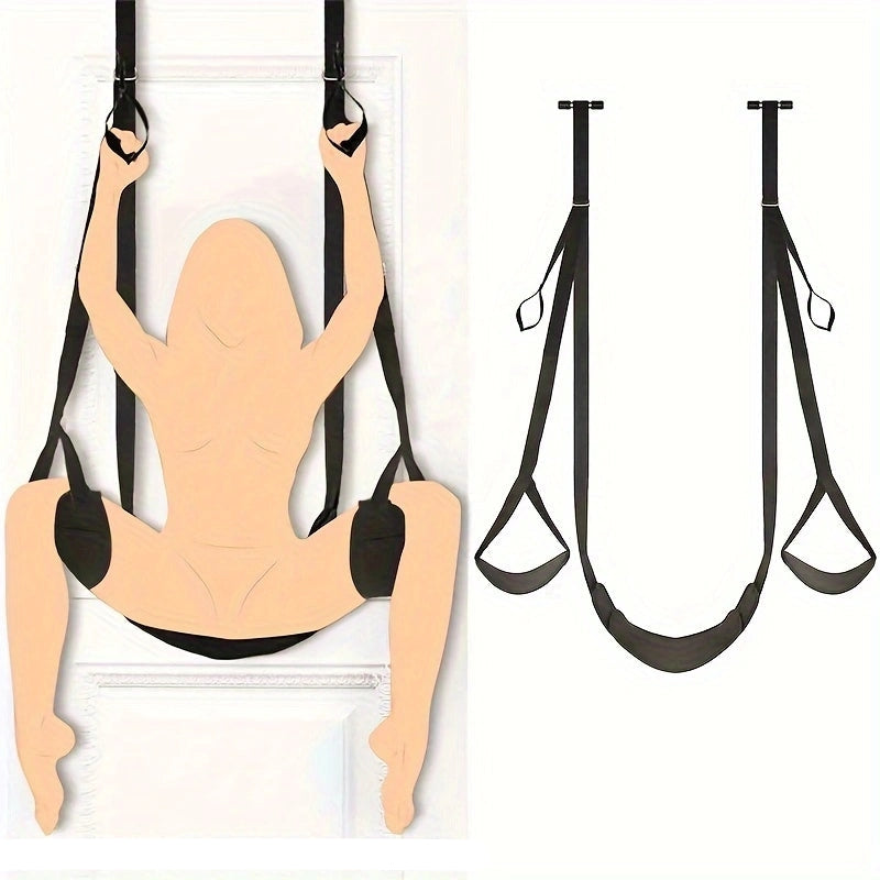 Love Swing – Arnés para Posiciones Eróticas en Suspensión con Fijacion en Puerta (hasta 250 lbs)
