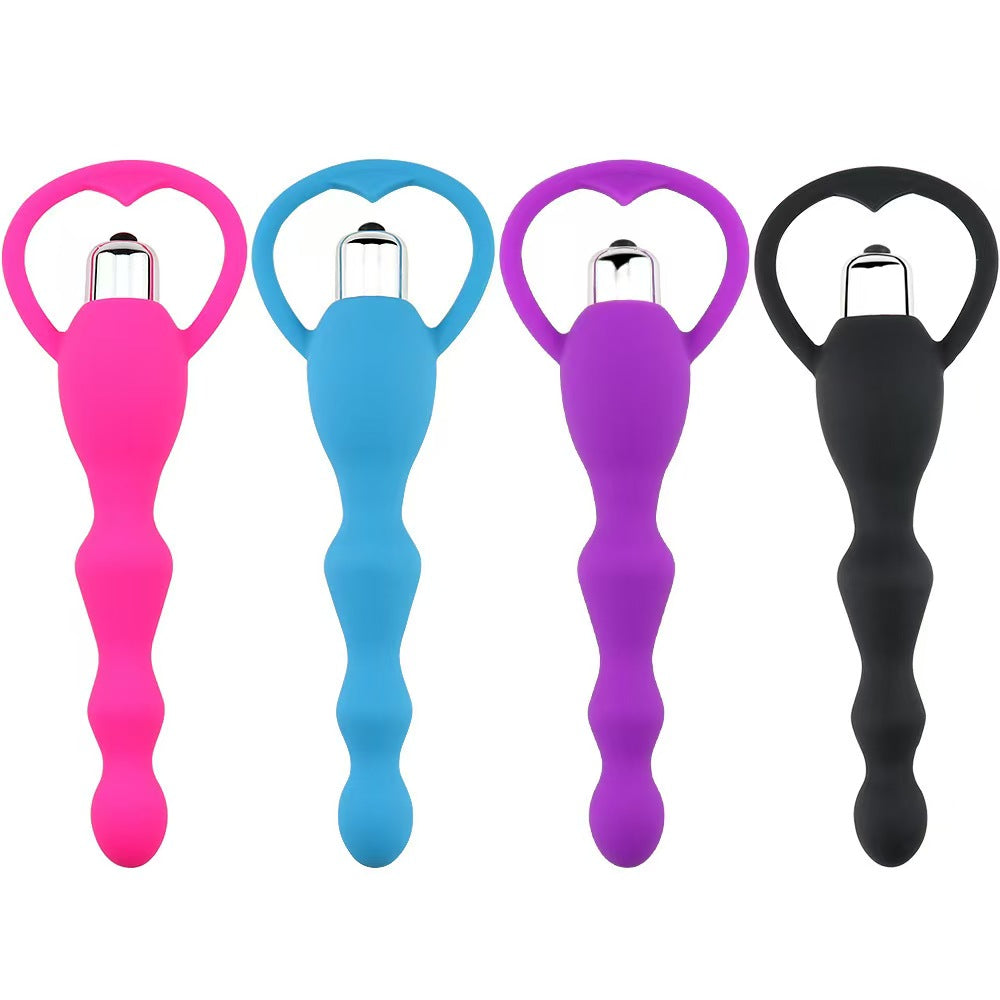 Estimulador Anal con Vibración y Diseño de Beads – 10 Ritmos, Estimulación Anal y Prostática