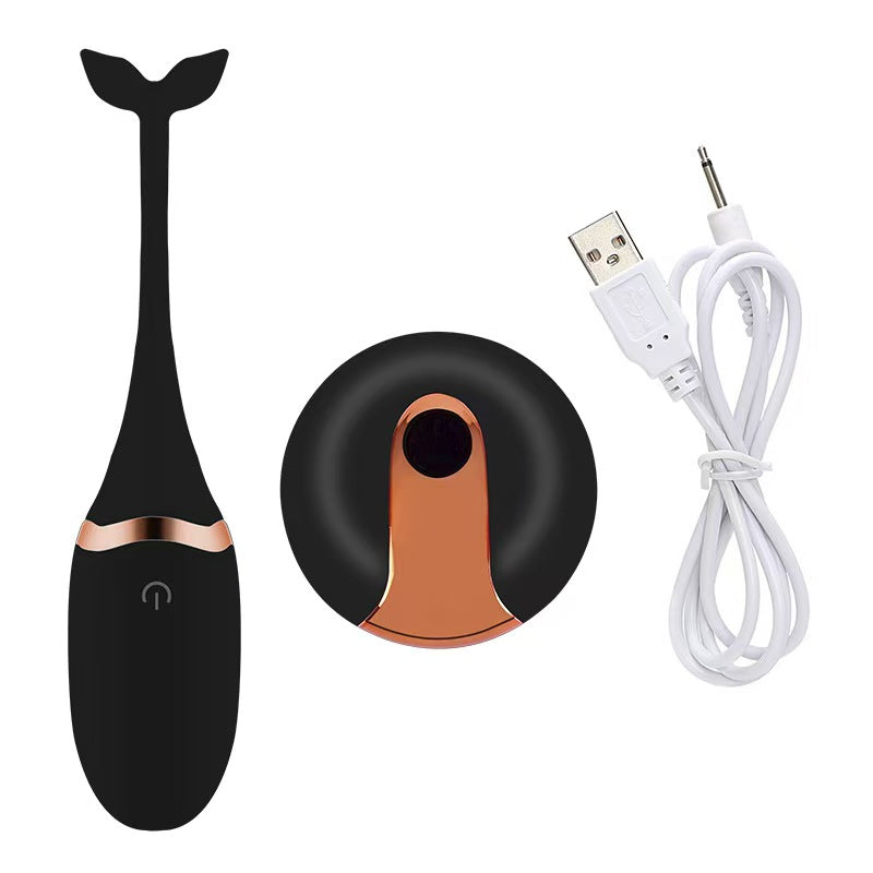 Vibrador de Punto G con Cola de Ballena – Control Remoto Inalámbrico (73x32mm)