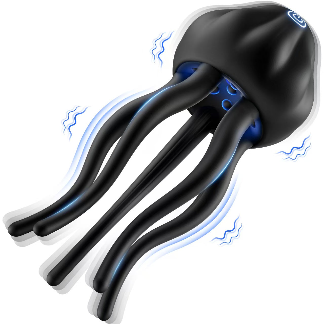 Anillo Vibrador Estimulador con Tentáculos – Recargable USB (9.2 cm)