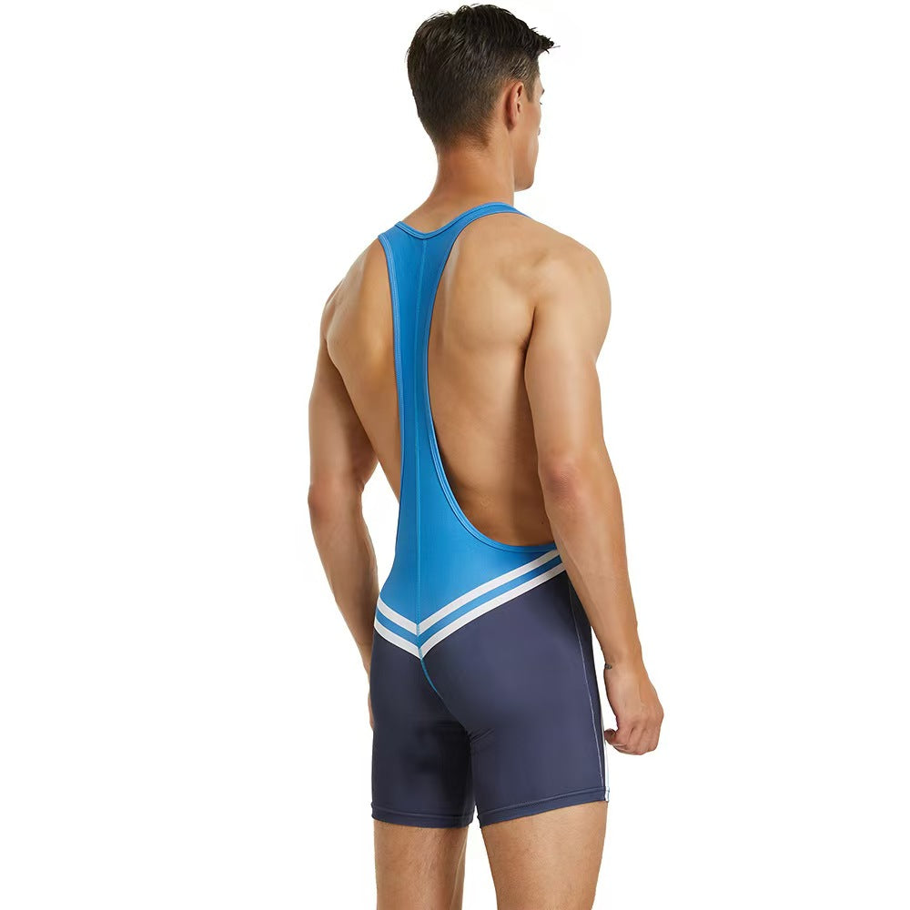 Uniforme Fetiche de Luchador – Estilo Wrestling (Tres Colores)