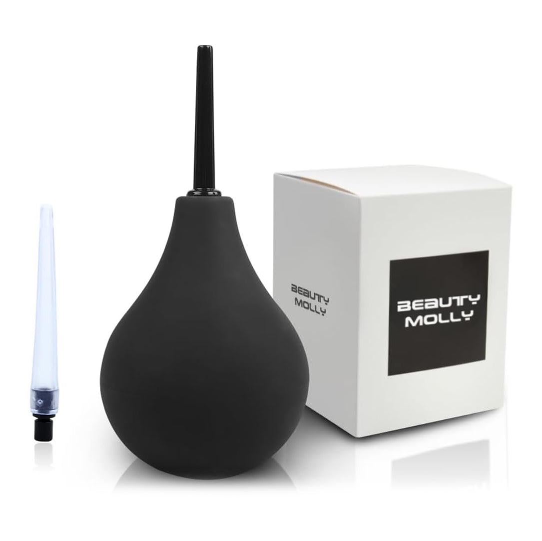 Ducha Anal con Perilla de 200 ml (PVC de grado médico, libre de BPA)