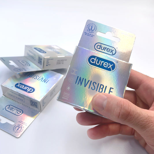 Durex Invisible – Condones Ultrafinos para Máxima Sensibilidad (3 Condones)