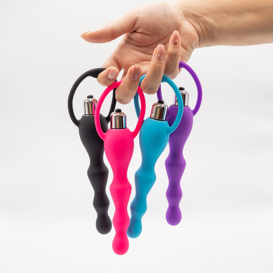 Estimulador Anal con Vibración y Diseño de Beads – 10 Ritmos, Estimulación Anal y Prostática