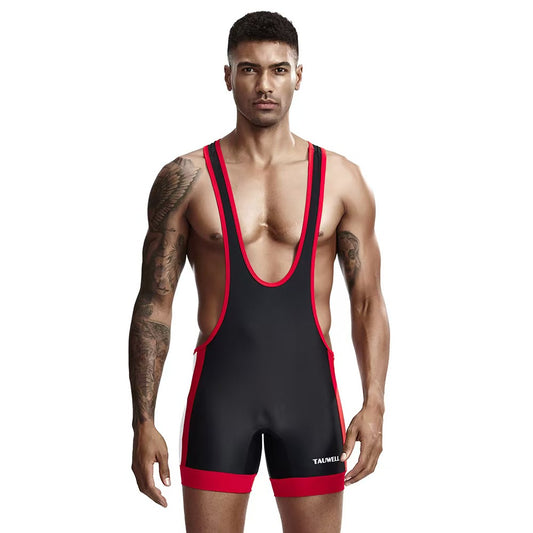 Uniforme Fetiche de Luchador – Estilo Wrestling (Tres Colores)