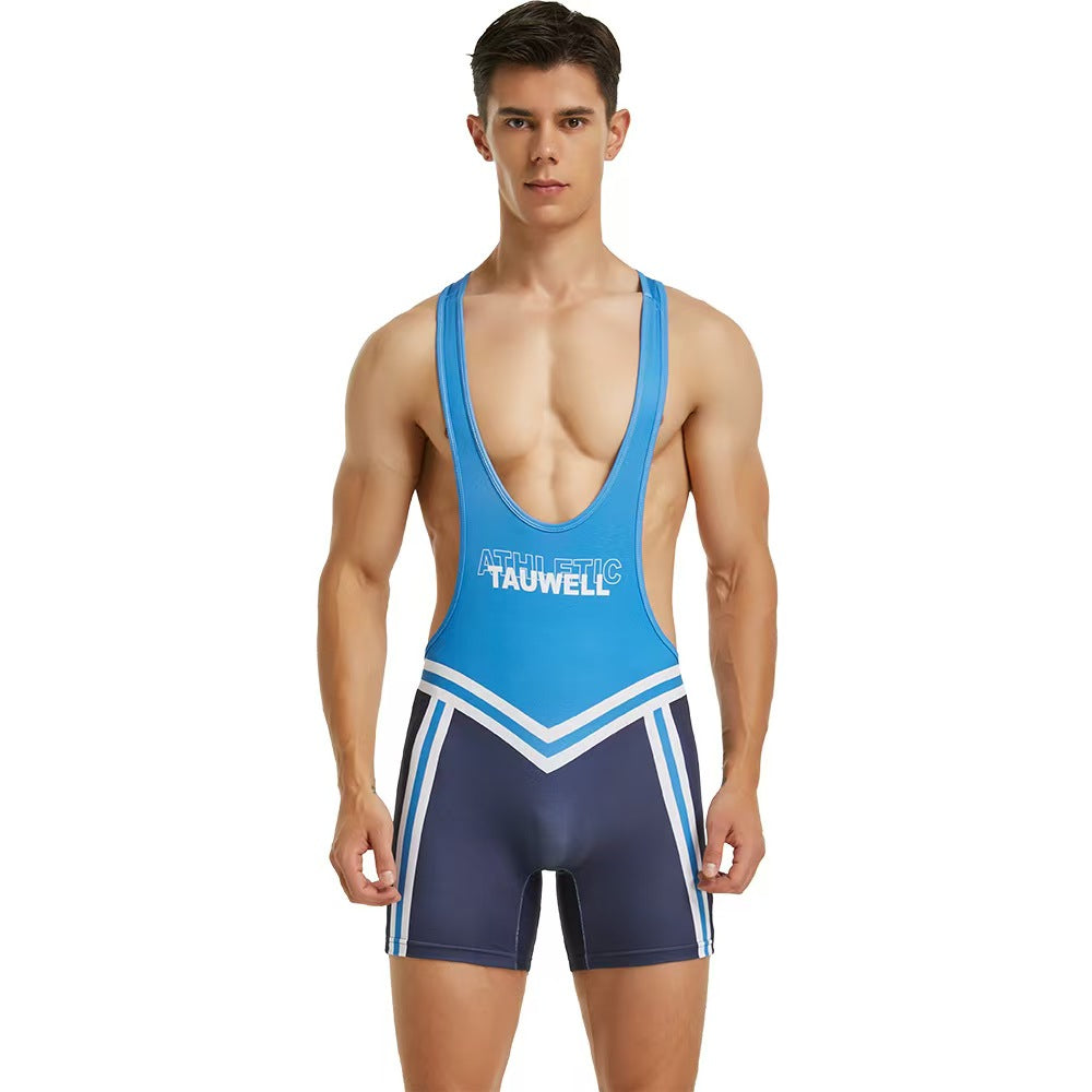 Uniforme Fetiche de Luchador – Estilo Wrestling (Tres Colores)