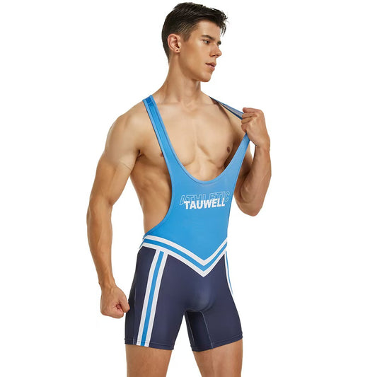Uniforme Fetiche de Luchador – Estilo Wrestling (Tres Colores)