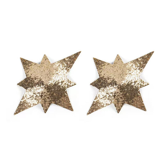 Pasties Estrella Dorada – Brillos Sexy para Pezones