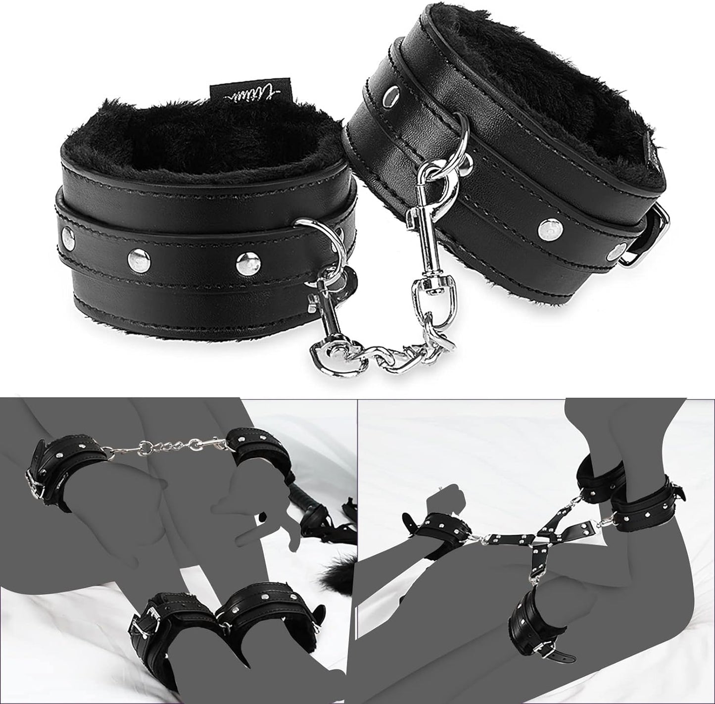 Set Completo de Bondage BDSM – 11 Piezas de Restricción y Estimulación