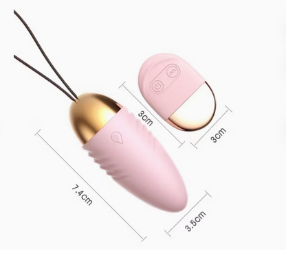 Mini Vibrador Estilo Bala Discreto para Placer A Distancia – Control Remoto Inalámbrico  (74x35mm), usa dos baterías AAA incluidas