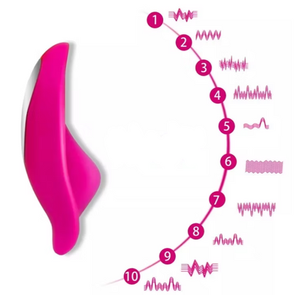 Vibrador Ergonómico para Uso con Ropa Interior – Inalámbrico y Recargable (9cm)