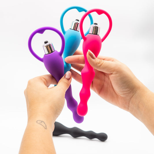 Estimulador Anal con Vibración y Diseño de Beads – 10 Ritmos, Estimulación Anal y Prostática