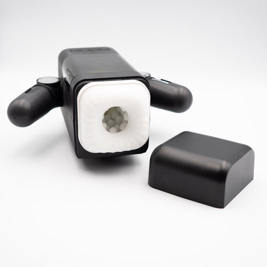 Masturbador Masculino Inteligente con Calentador Interno y Soporte para Móvil – Estimulación Inmersiva