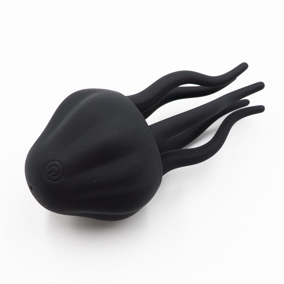Anillo Vibrador Estimulador con Tentáculos – Recargable USB (9.2 cm)
