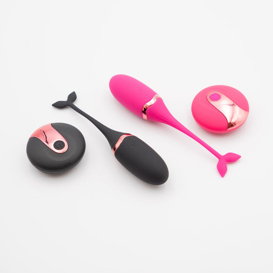 Vibrador de Punto G con Cola de Ballena – Control Remoto Inalámbrico (73x32mm)