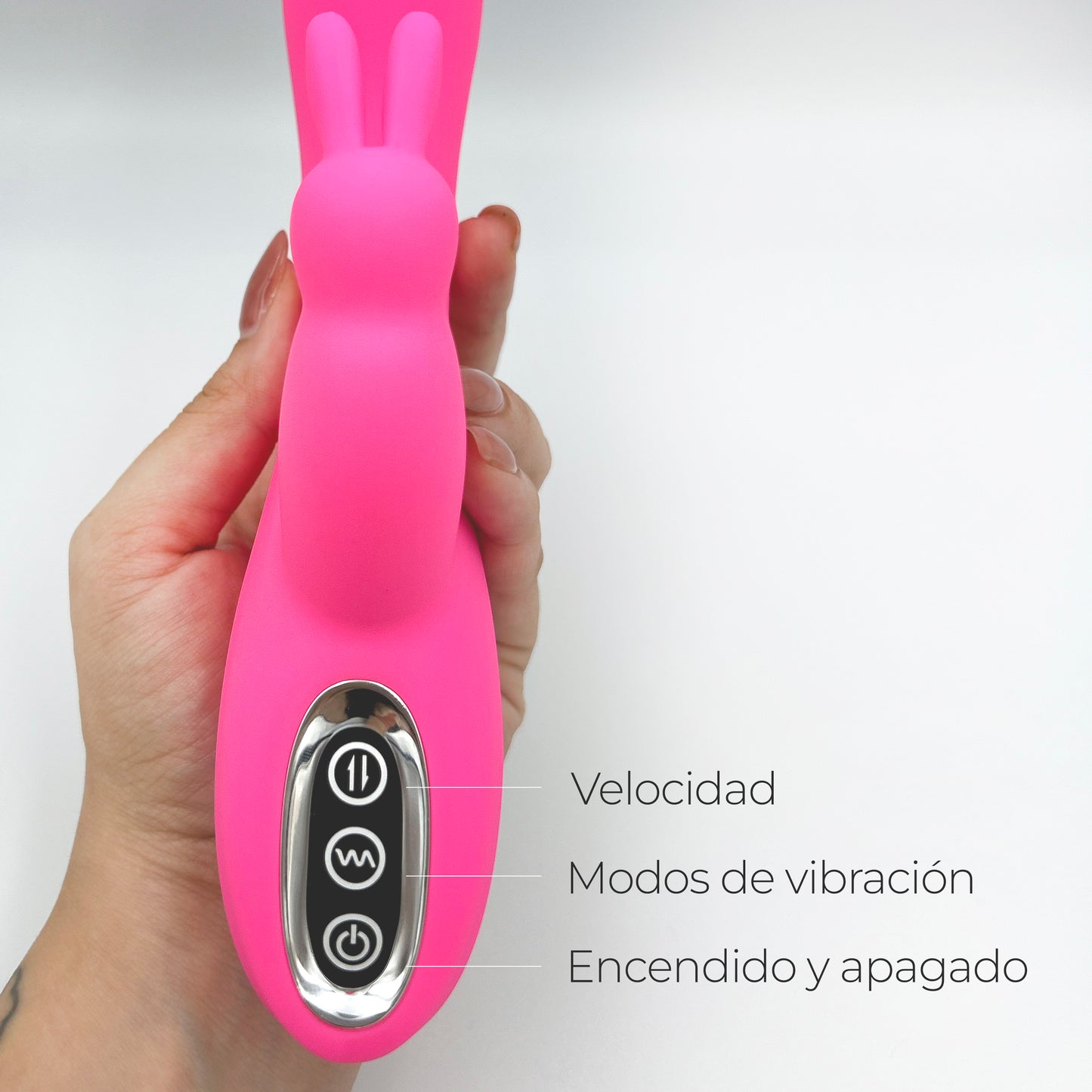 Vibrador con Succión y Triple Estimulación – 21 cm, Recargable USB