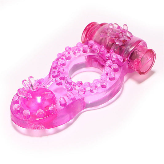 Anillo Vibrador para el Dick, Placer Compartido – Texturizado y con Baterías Incluidas